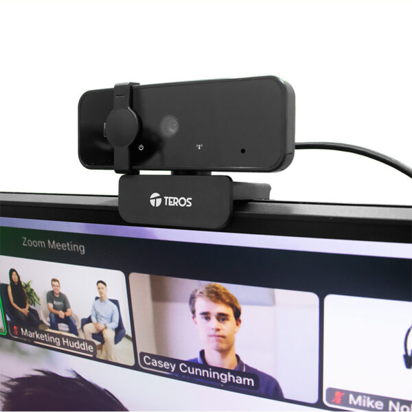 Web cam teros full hd oferta Web cam 2k con micrófono incorporado usb 2.0 + Trípode Teros TE-9072
